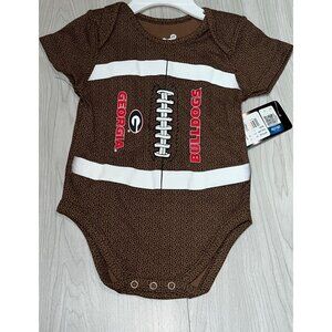 Gen2 UGA Georgia Bulldogs Dawgs football onesie bodysuit 12m NWT SEC Champs